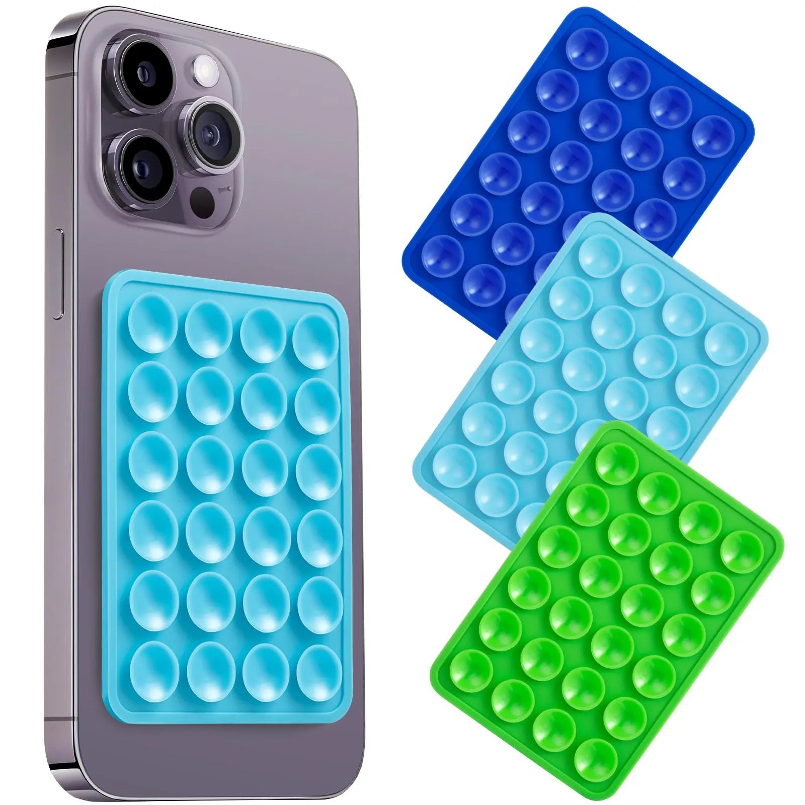 Mixed Color Suction Cup Phone Case Mount, Universal Adhesive Phone Back Holder, Suction Cup Phone Stand, Universal Phone Accessories for Iphone and Android, Phone Holder, Multipurpose Phone Holder, Vacuum Phone Grip