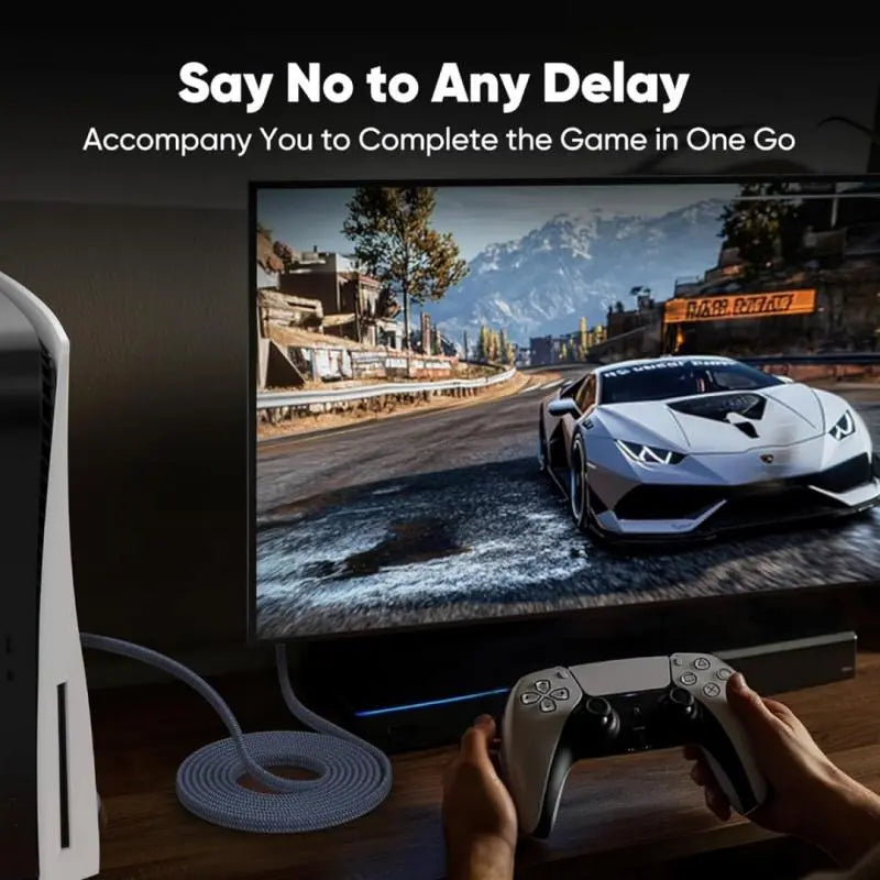 Cat 8 Ethernet Cable, High-Speed Braided 40Gbps 2000 Mhz Network Cord, Heavy Duty LAN Cable for Gaming PC, PS5, Xbox, Modem and Router #GLOBAL PICKS