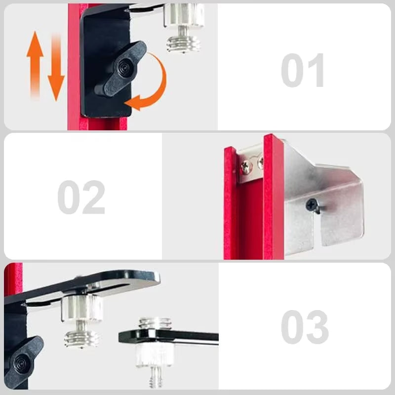 Universal Laser Level Wall Mount Bracket Adjustable Multi-Functional Laser Bracket for Rotating Laser Leveling Support Bracket