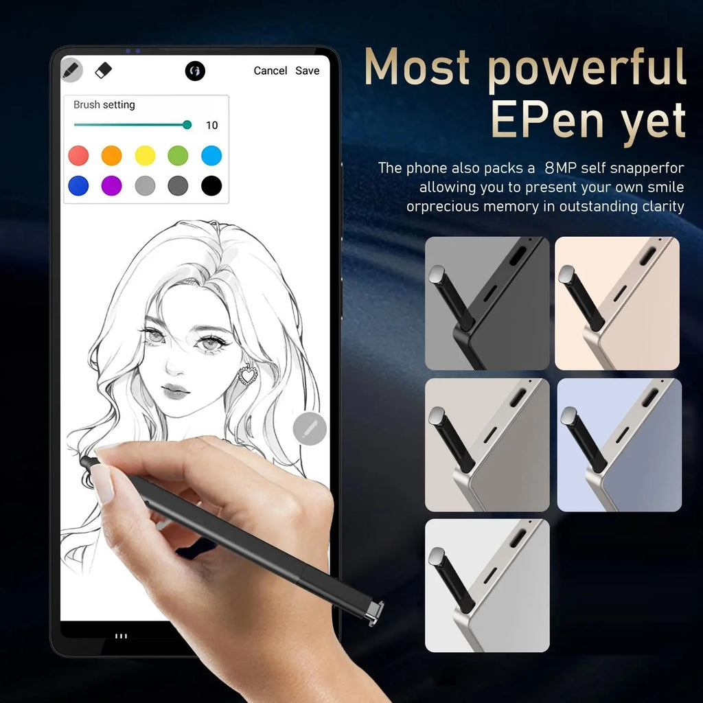 FUFFI 6.8-Inch Smartphone, 4+64GB / 6+128GB ROM, Unlocked Android 12.0 Phone with 8MP+16MP Dual Cameras, Dual-Sim Phone, Android Cell Phone