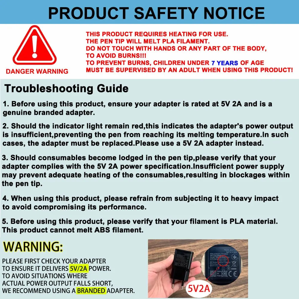 NEW 3D Printing Pen Set, 3D Pen with LCD Display & PLA Filament, Creative DIY Gift for Kids and Children, Ideal for Birthdays & Christmas Presents