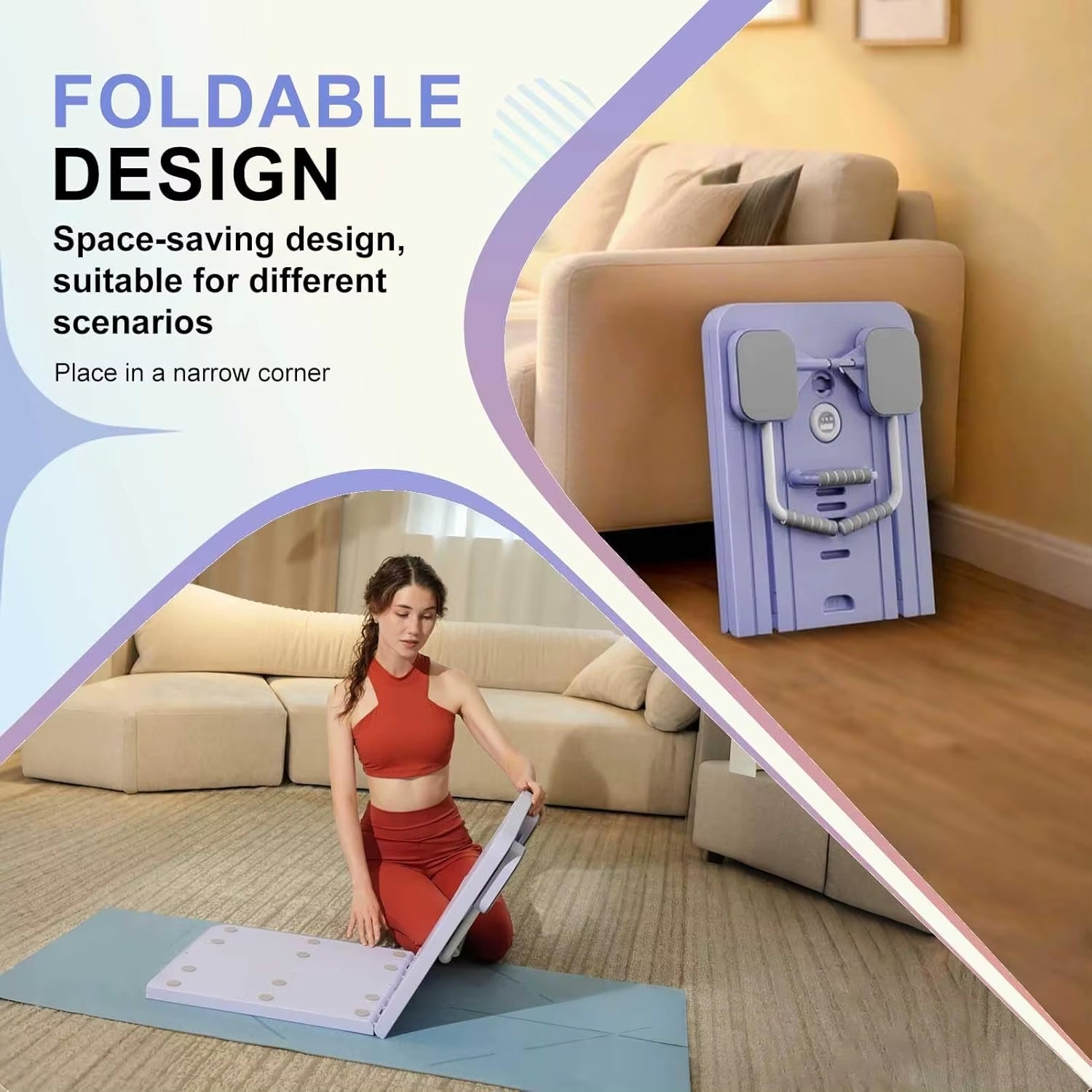 Multifunctional Fitness Board Pilates Reformer Abdominal Board Push up Plate Board Ab Board Fitness Core Workout Equipment