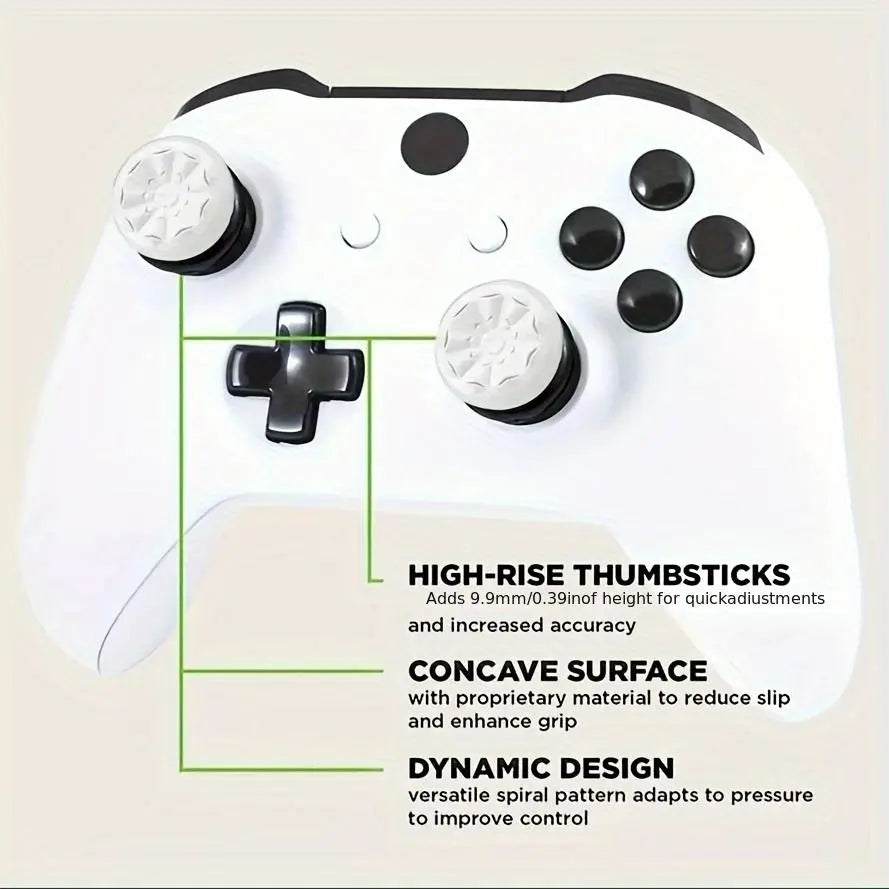 Joystick Cover Thumbstick Grip Accessories, Video Game Controller Accessories, Compatible with PS4/PS5 Joystick, Not Applicable to XBOX, Joystick Grips