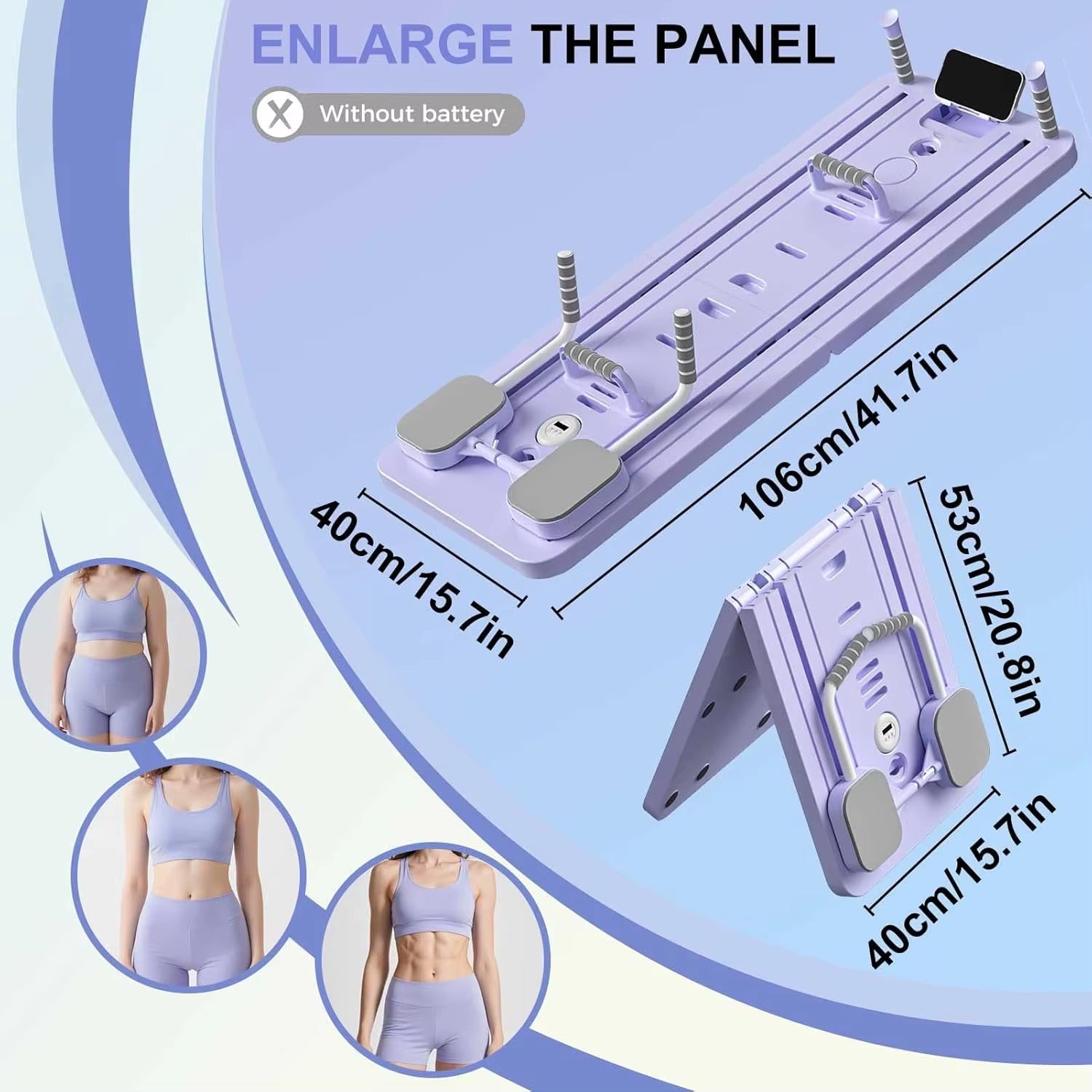 Multifunctional Fitness Board Pilates Reformer Abdominal Board Push up Plate Board Ab Board Fitness Core Workout Equipment