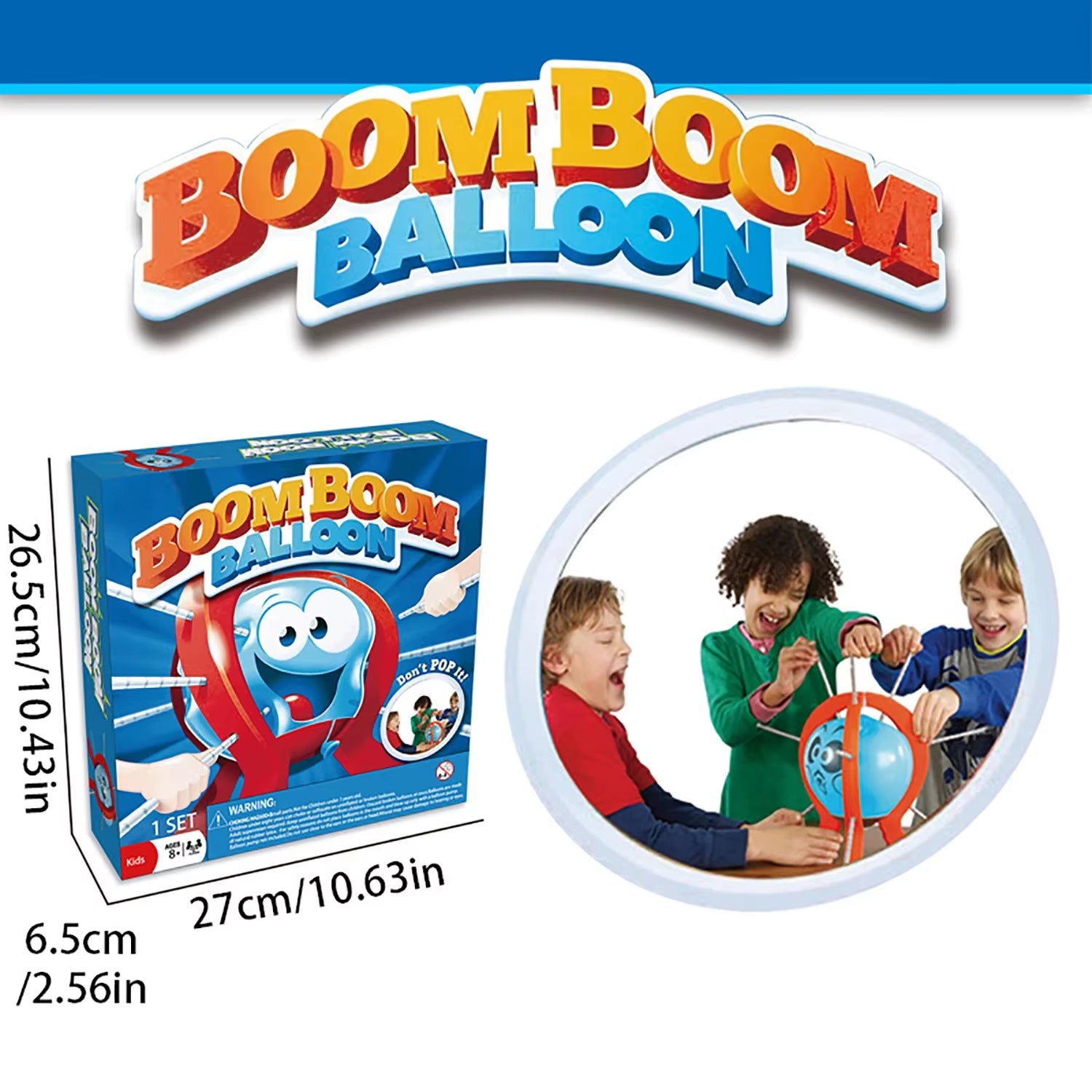 New Balloon Explosion Game, Board Party Game, Family Entertainment Toy,Children'S Stick Game,Prop Prank Punishment，Kids Present