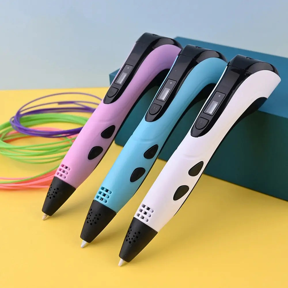 NEW 3D Printing Pen Set, 3D Pen with LCD Display & PLA Filament, Creative DIY Gift for Kids and Children, Ideal for Birthdays & Christmas Presents