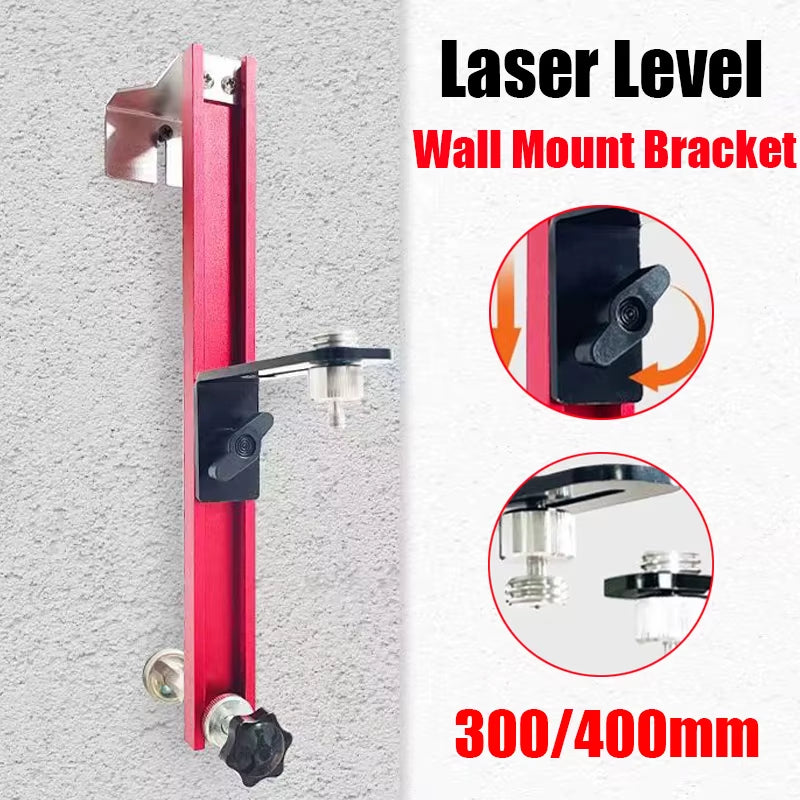 Universal Laser Level Wall Mount Bracket Adjustable Multi-Functional Laser Bracket for Rotating Laser Leveling Support Bracket