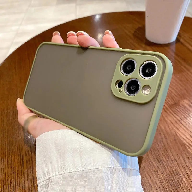 Shockproof Silicone Phone Case, 1 Count Minimalist Phone Case Compatible with Iphone, Phone Accessories, Gift