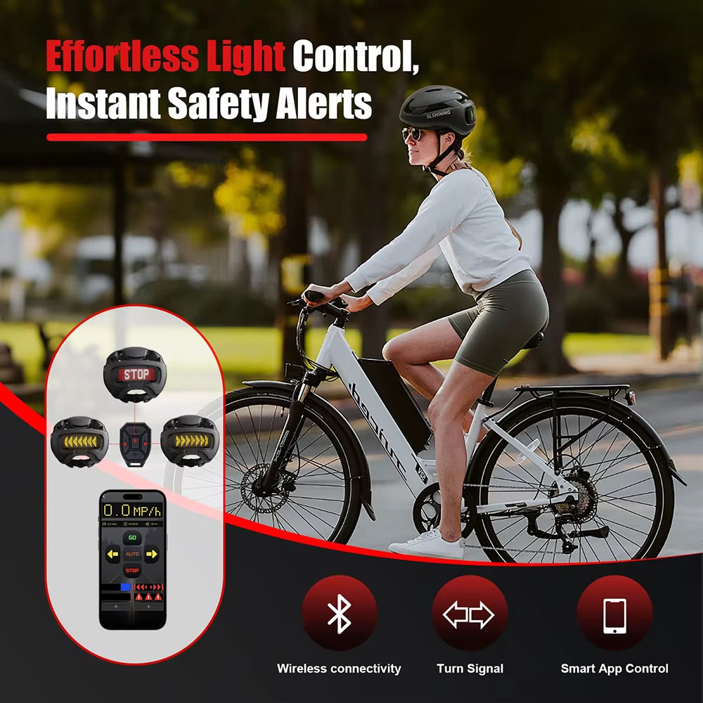 LED Bike Helmet with LED Display Screen Taillight Smart APP Control Bicycle Helmet Road MTB Cycling Helmets